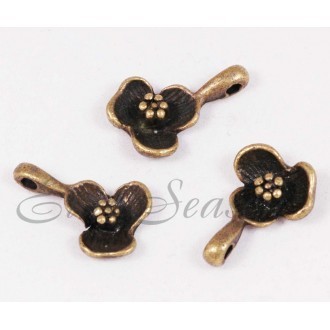 Подвеска мет.№408 12х18мм цв.Ant.Bronze (цена за 1шт)